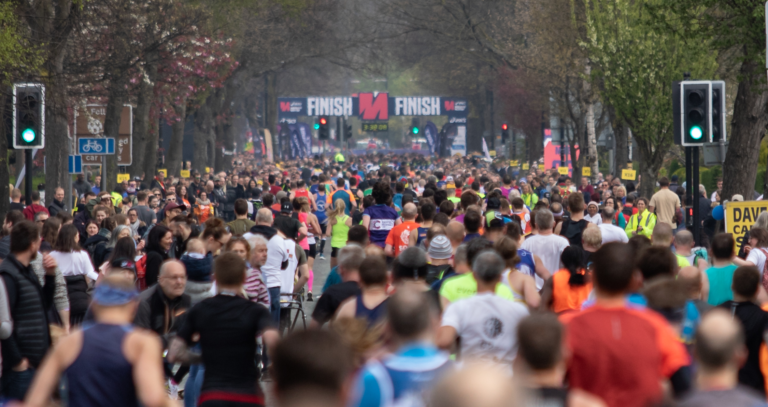 Manchester Marathon Finish Line
